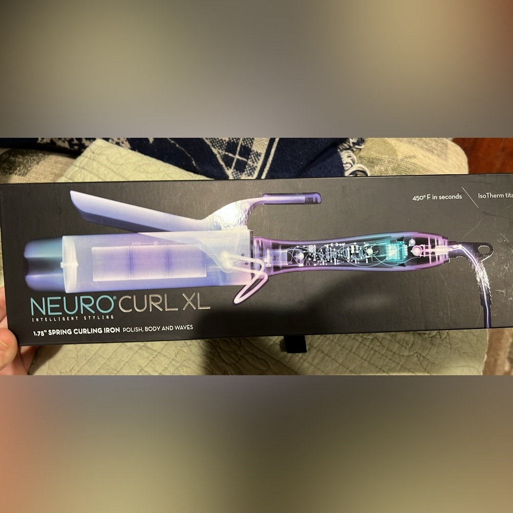 Paul Mitchell neuro curl xl. 1.75” spring curling iron